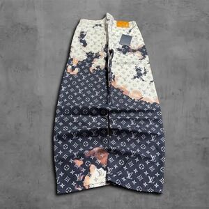 Lv Baggy Denim Y2k Streetwear Wide Leg Fire Jeans